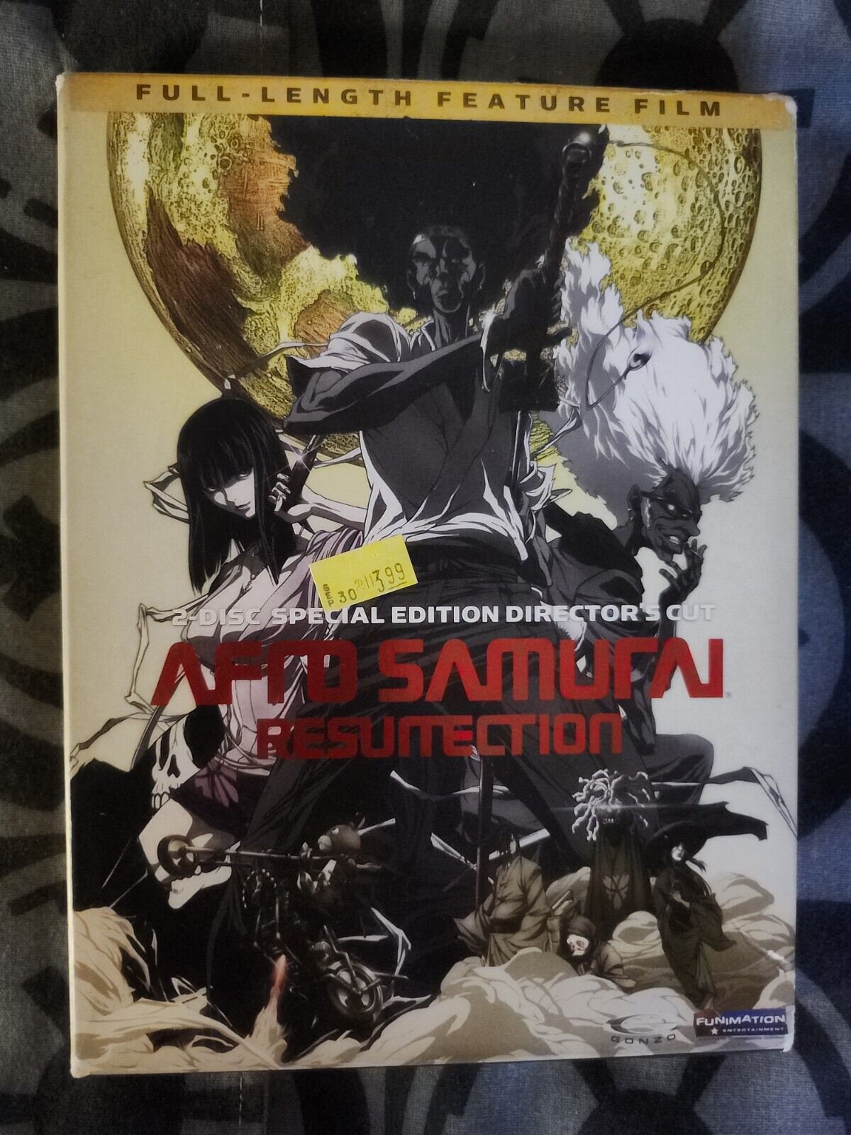 DVD Anime Afro Samurai Complete TV Series Vol.1-5 End (Director's Cut) Eng  Dub