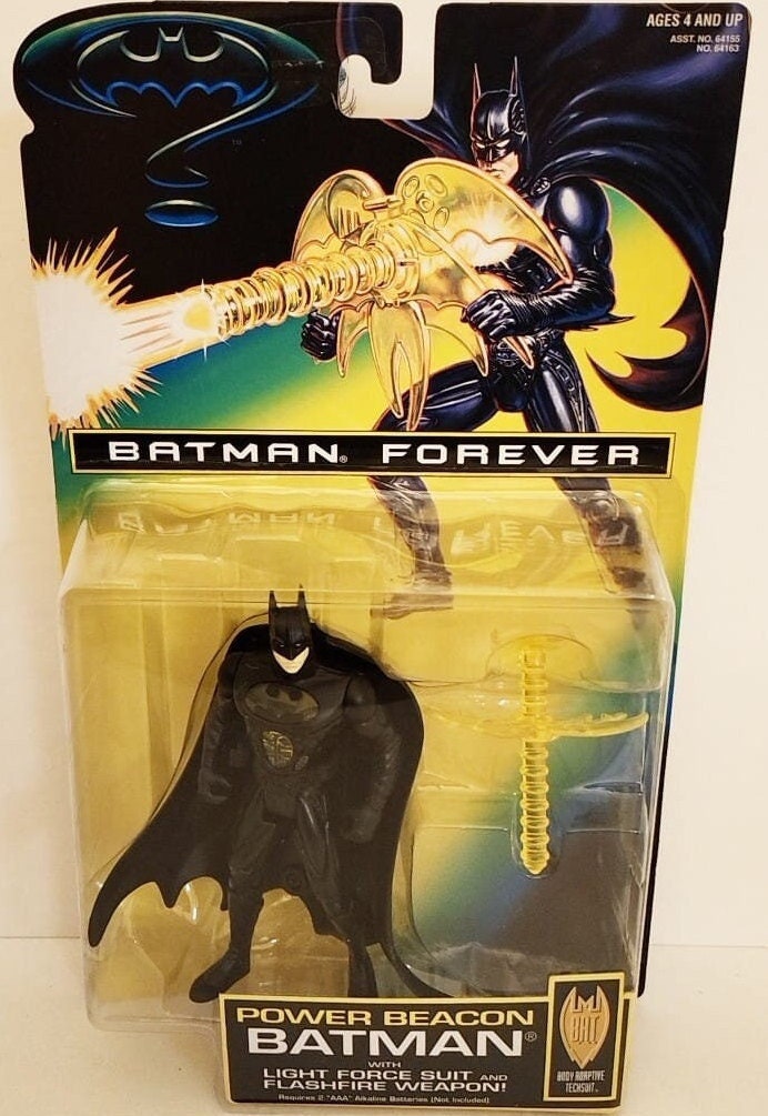 1995 Kenner Batman Forever Power Beacon Batman Figura de acción