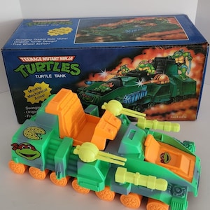 Vintage South American Teenage Mutant Ninja Turtles &quot;Turtle Tank&quot; With Box Excellent Condition