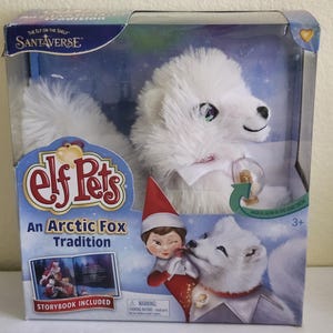 The Elf On The Shelf Elf Pets Arctic Fox with Storybook New In Box