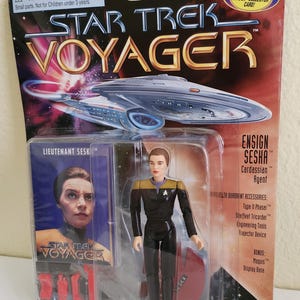 1996 Playmates Toys Star Trek Voyager Ensign Seska Action Figure New Sealed Package