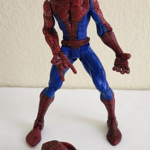 2002 Spider-Man Water Webs Spider-Man Action Figure Complete Very Nice