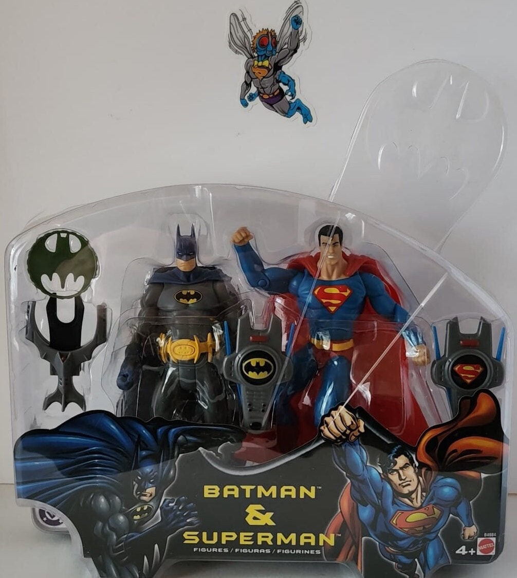 2003 Mattel DC Universe Batman & Superman Action Figures 2 Pack New Out