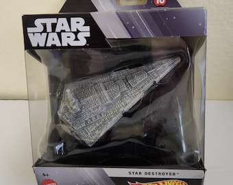 Mattel Hot Wheels Star Wars Raumschiffe Wählen Sternzerstörer Neue Versiegelte Box