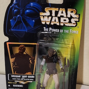 1996 Kenner Star Wars Power of the Force Weequay Skiff Guard Action Figure New Sealed