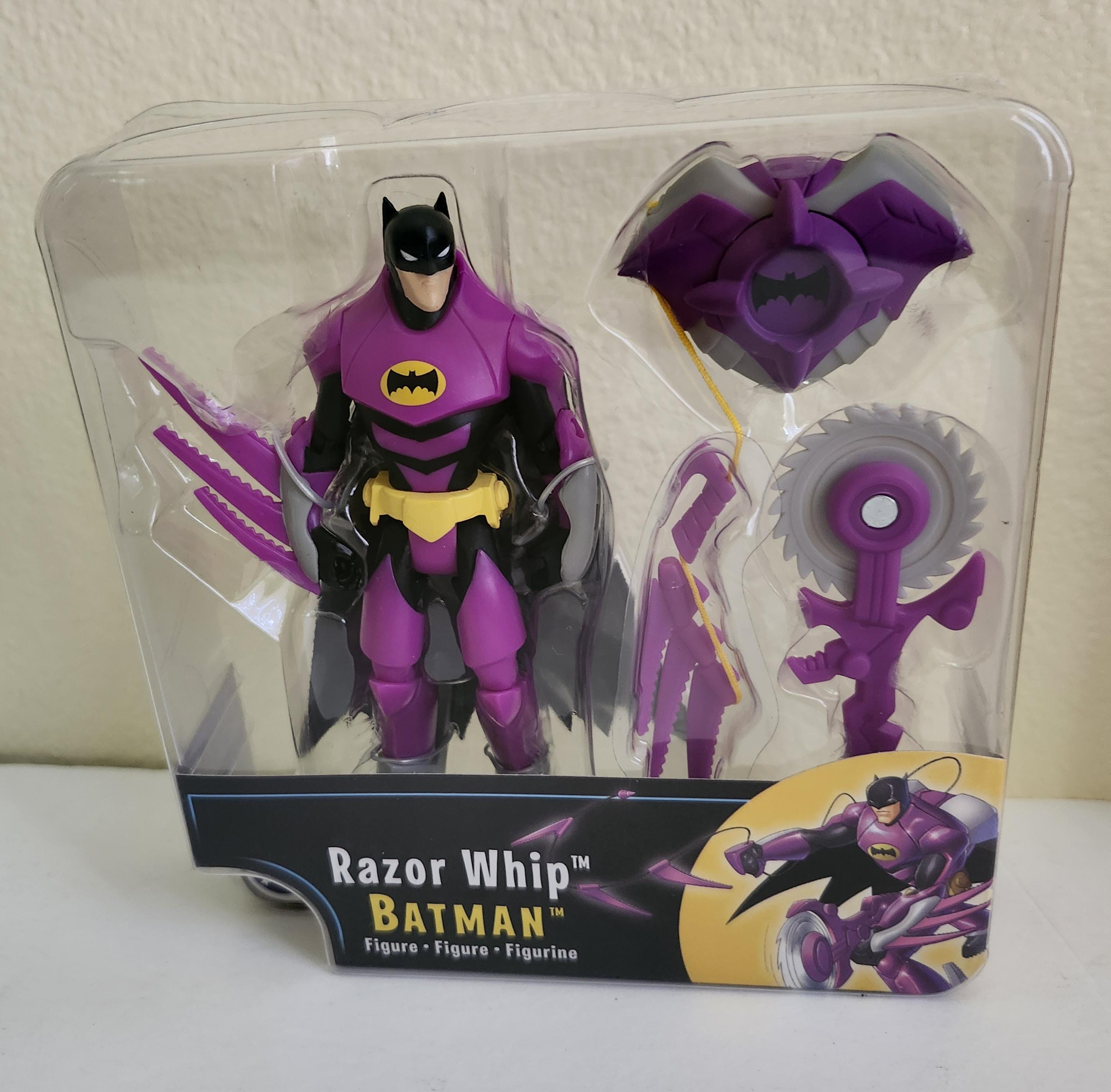 2004 Mattel the Batman Razor Whip Batman Action Figure New