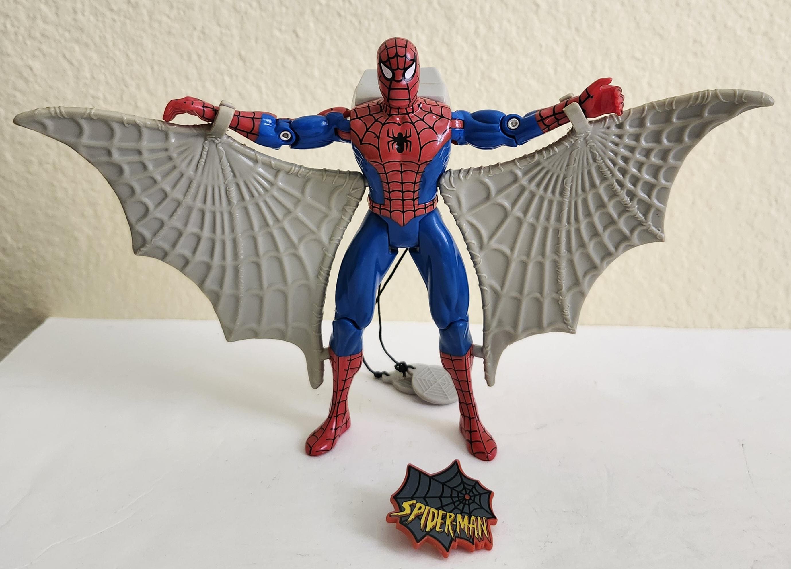 1995 Toy Biz Spider-man Web Glidder Action Figure Marvel Comics