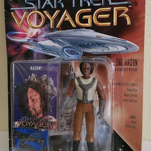 1996 Playmates Toys Star Trek Voyager The Hazon Action Figure New Sealed Package