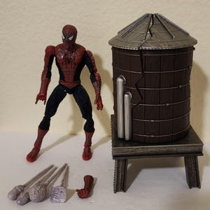 2004 Toy Biz Spider-man 2 Twist N Shoot Spider-man Action Figure 