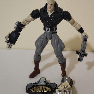 1995 Toy Biz Spider-Man Tombstone Action Figure Complete Very Nice Condition