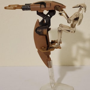 1998 Hasbro Star Wars Power of the Force Stap und Kampfdroide Actionfiguren Komplett Sehr Schön POTF