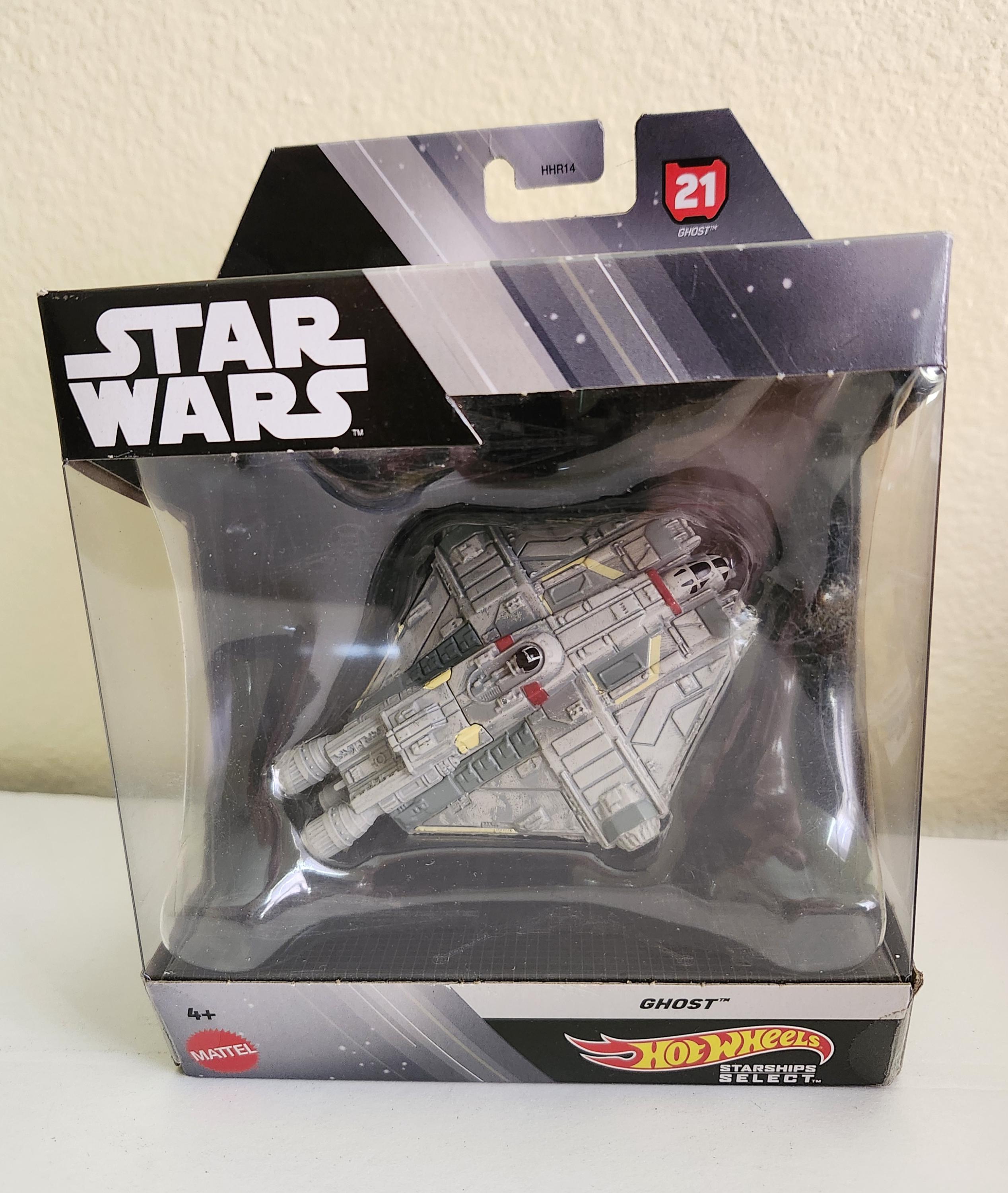 Mattel Hot Wheels Star Wars Starships Select Ghost New Sealed Box