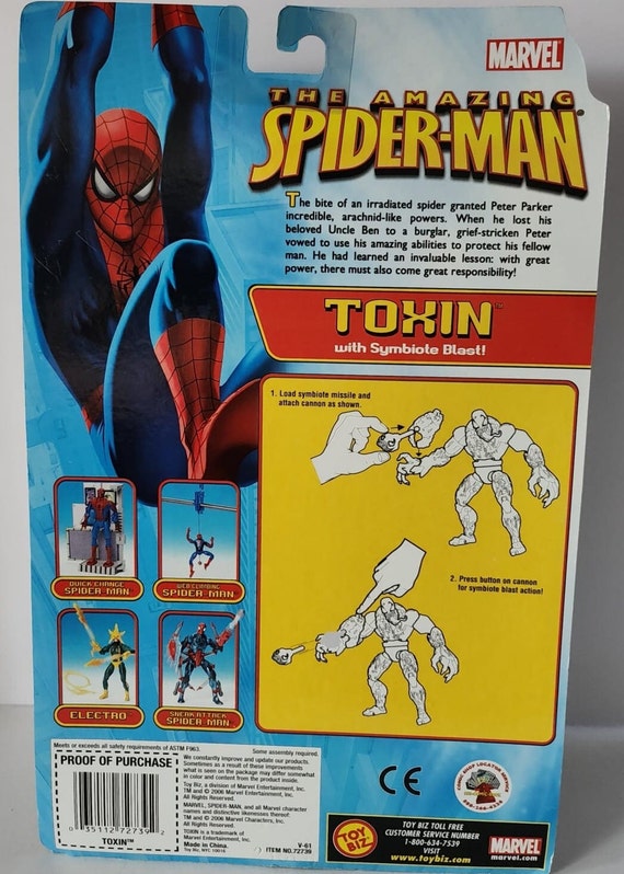 トイビズ アメイジングスパイダーマン トキシンアクション トイビズ アメイジングスパイダーマン トキシンアクション