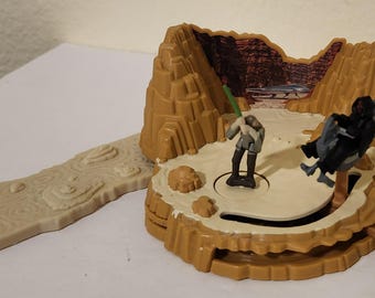 1998 Galoob Star Wars Episode 1 Action Fleet Sith Pursuit Mini Action Figure Scene Set Complete Very Nice