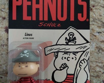 Super7 Peanuts Linus Reaction Figure Nuovo Sigillato Schulz Charlie Brown