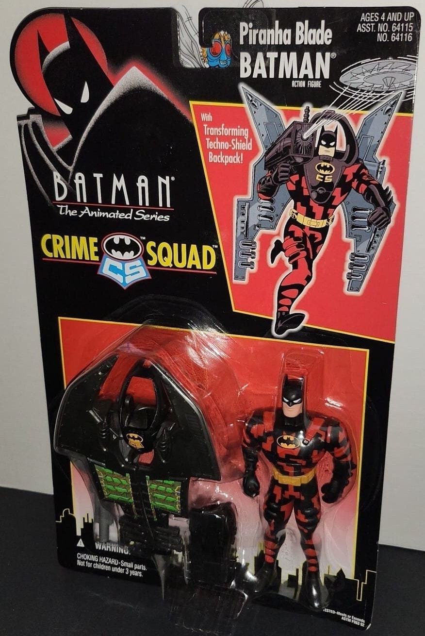 Action figure batman animated serie techno Ski Blast Robin crime squad 1995