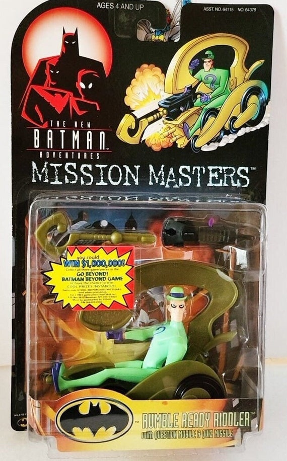 BATMAN ANIMATED - HASBRO - mission masters - RIDDLER