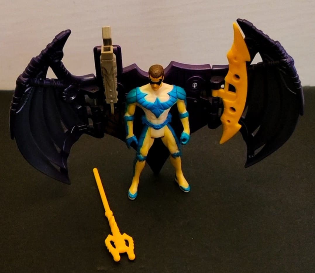 1997 Kenner Batman & Robin Wing Blast Robin Action Figure