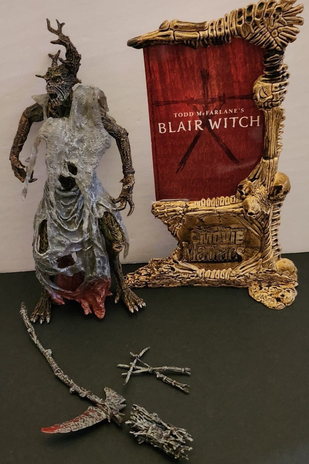 2001 Mcfarlane Movie Maniacs Blair Witch Action Figure Complete