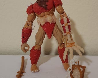 1996 Toy Biz Ghost Rider Flame phosphorescente figurine de paria complète Nice