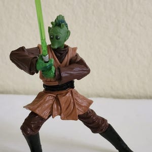 2003 Hasbro Star Wars Army of the Republic Rodian Jedi Knight Action Figure Kompletna Bardzo Ładna