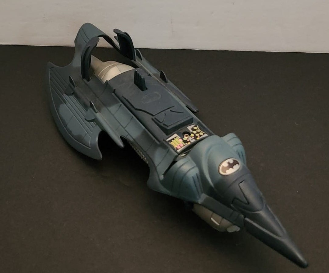 1993 Kenner Batman Animated Series Bat Signal Jet Action Figure Vehicle ...