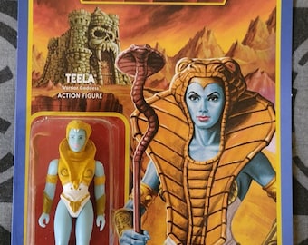 Super7 Masters Of The Universe Blue Shiva Teela Reaction Figure New Sealed Unpunched