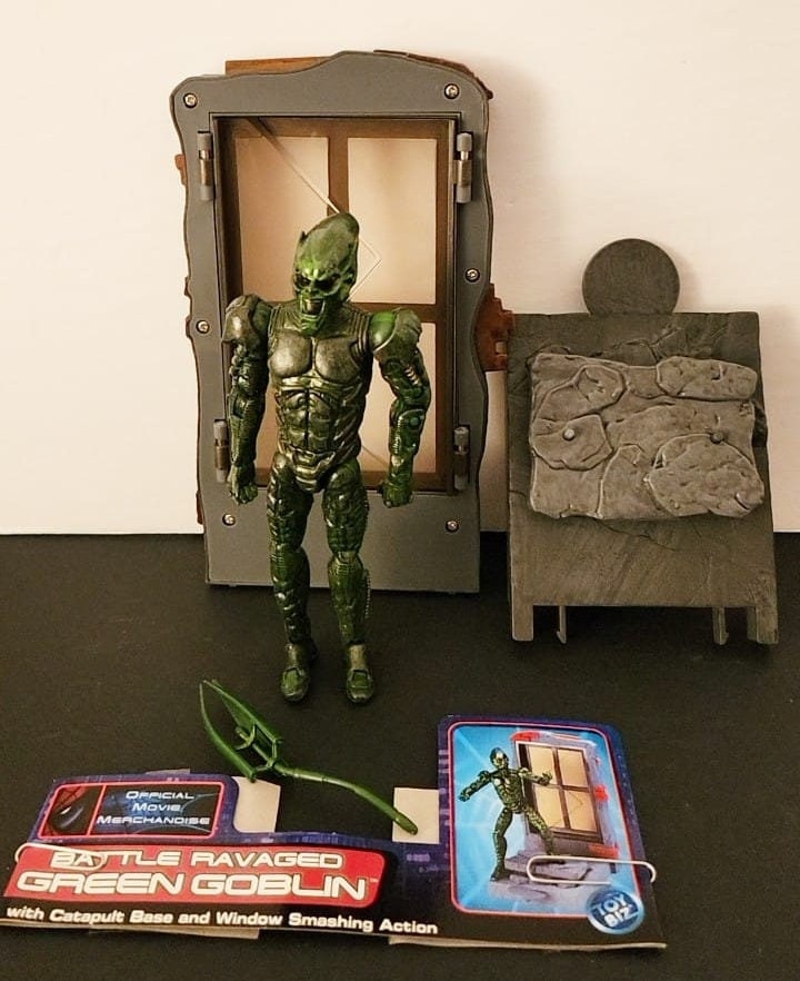 ToyBiz Spider-Man Battle Ravaged Green Goblin Action Figure
