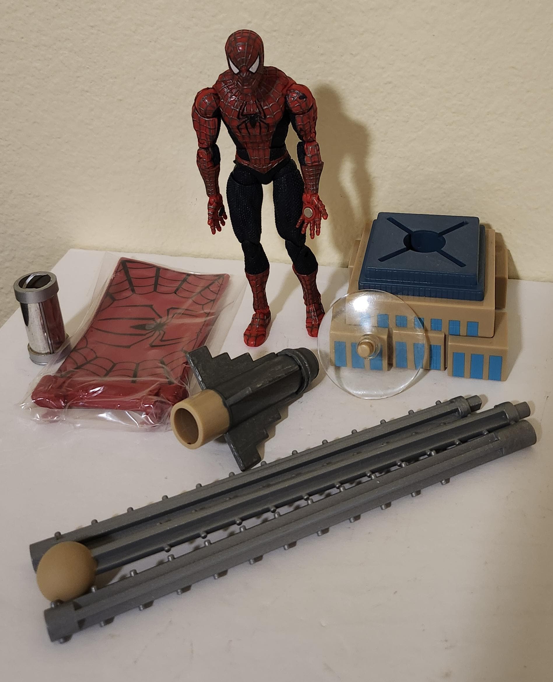 スパイダーマン　フィギュア トイビズ トイビズ スパイダーマン パラシュート 6インチフィギュア