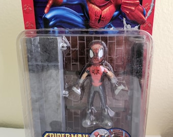 Figura de acción de Spider-Man Manga de Toy Biz 2002, nuevo paquete sellado
