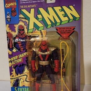 1994 Toy Biz Uncanny X-Men Senyaka Action Figure Complete New Sealed Package