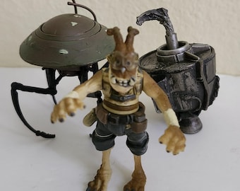 2002 Hasbro Star Wars The Phantom Menace Teemto Pagalies Actionfigur Komplett Sehr schön