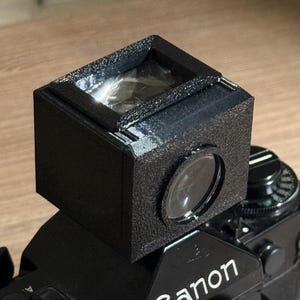 3D Printed Universal Waist-Level Viewfinder for DSLR & Film Cameras Hot/Cold Shoe Mount Adapter for Canon Nikon Fujifilm Photographer Gift