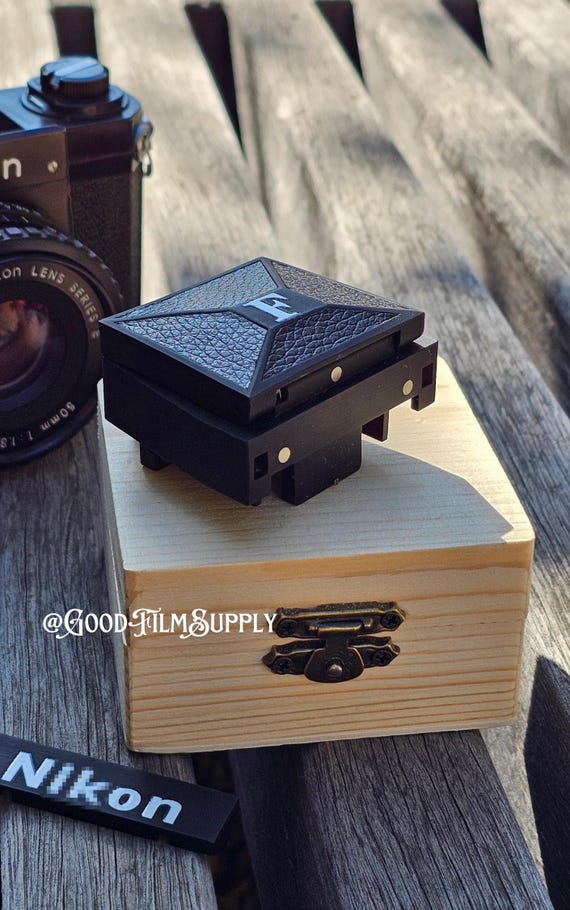 3D Printed Waist Level Viewfinder WLVF for Nikon F Cameras W 3D Printed Waist Level Viewfinder WLVF for Nikon F Cameras W