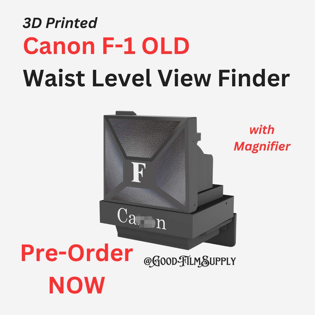 3D Printed Old Canon F-1 Waist Level Viewfinder – WLVF W