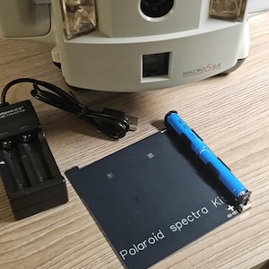 Polaroid Spectra System camera Adapter kit for Polaroid 600 film vintage instant Polaroid Film Camera transform kit w/ rechargeable battery