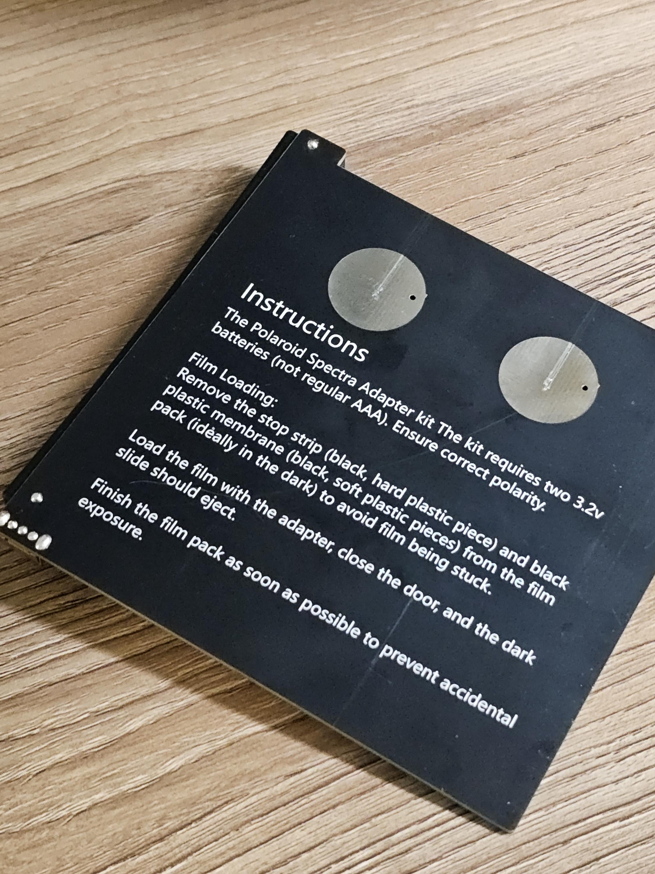 Polaroid Spectra System Camera Adapter Kit for Polaroid 600