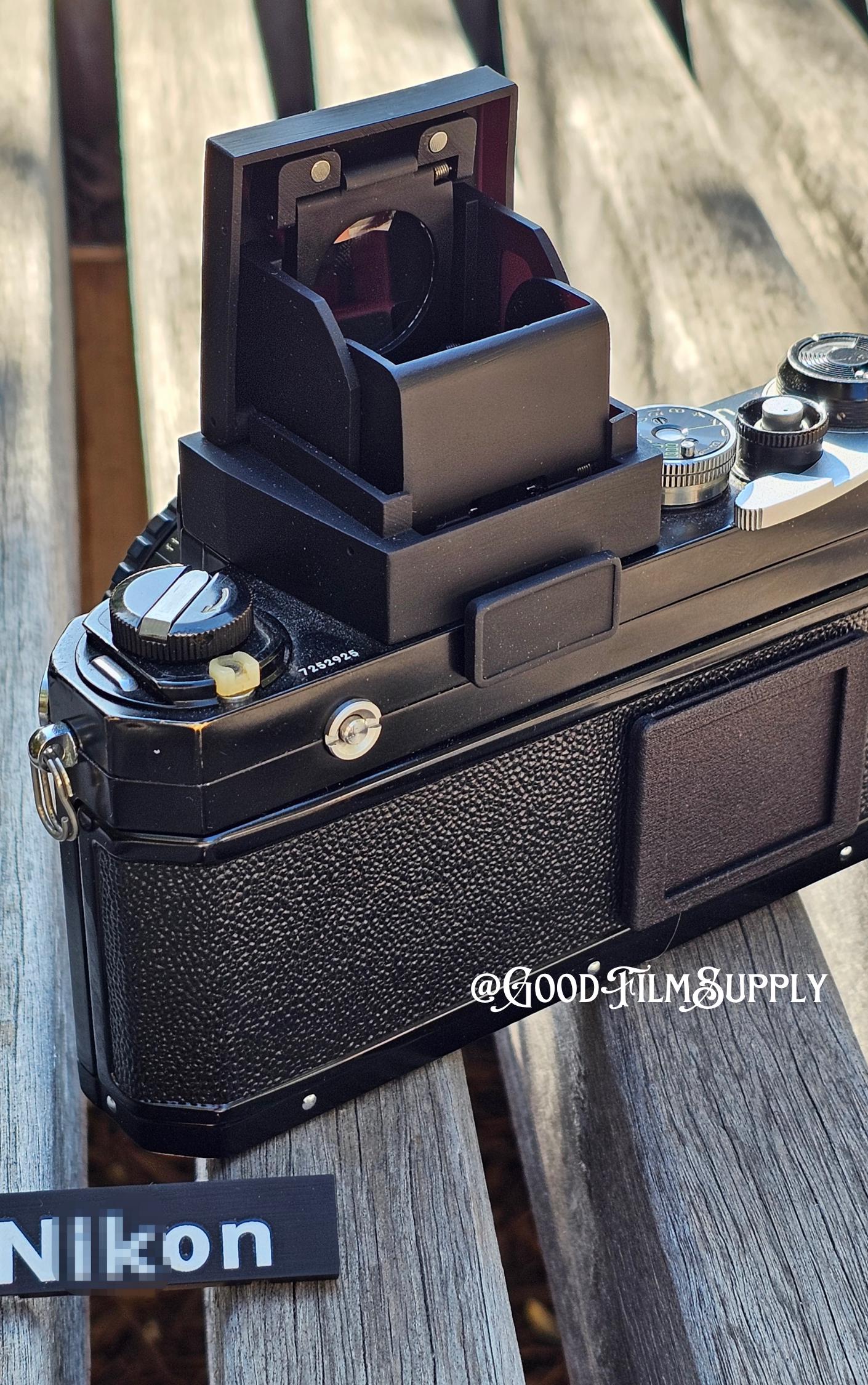 3D Printed Waist Level Viewfinder WLVF for Nikon F Cameras W