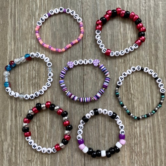 Olivia Rodrigo Guts Inspired Friendship Bracelets - 5 RANDOM BRACELETS