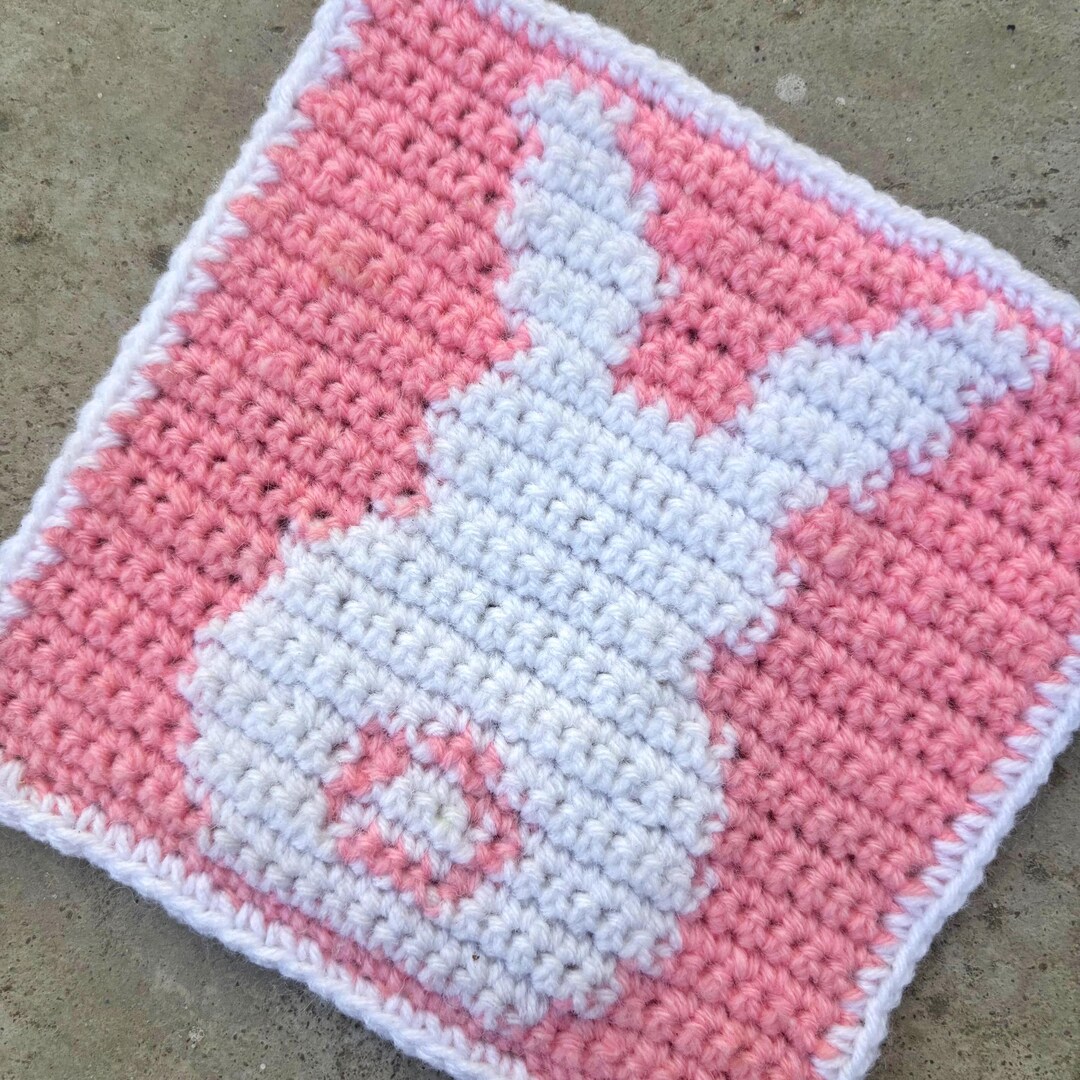 Easter Bunny Crochet: Tapestry Bunny Crochet Pattern, Beginner Crochet ...