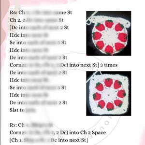 Mini Strawberries Granny Square: Strawberry Crochet Pattern, Valentines Crochet PDF Pattern, Afghan Block, Red And Green Thrown, strawberry girl
retro granny square
berry color palette
strawberry love
Fruit granny square