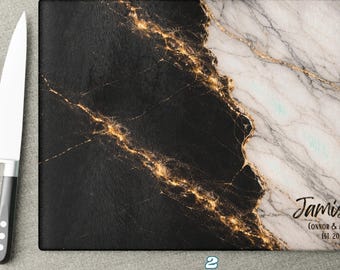 Charcuterie Board Custom Marble Look Cutting Board Unique Wedding Gift Bridal Shower Gift Anniversary Valentines Day Gift   #24