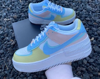 Regelen salaris Bedrijf Custom Pastel Shadow Air Force 1 - Etsy