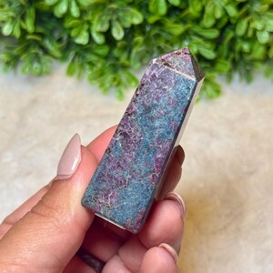 Ruby Kyanite Point | Ruby Kyanite Crystal Points | Ruby Kyanite Crystal | Ruby Kyanite | UV Reactive Ruby Kyanite Point | UV Reactive