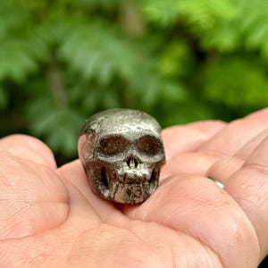 Pyrite Carving | Pyrite Skull | Gold Pyrite Skull | Pyrite Crystal Skull | Pyrite Crystal