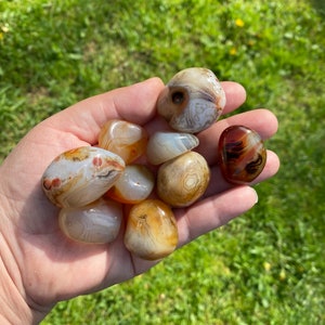 Sardonyx Tumbled Stones | Sardonyx Pocket stones