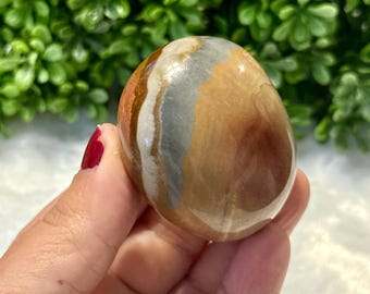 Polychrome Jasper | Polychrome Jasper Crystal | Polychrome Jasper Palm Stone