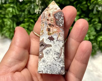 Mexican Crazy Lace Agate Point | Mexican Crazy Lace Agate Crystal | Mexican Crazy Lace Agate Point | Mexican Agate Point
