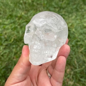 Clear Quartz Crystal | Clear Quartz Crystal Skull | Clear Quartz Crystal Skull Carving | Quartz Crystal Skull | Crystal Skull Carving