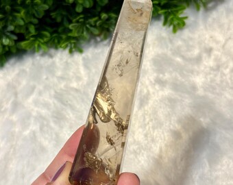 Rainbow Smoky Quartz Point | Smoky Quartz Crystal | Smoky Quartz Crystal Point